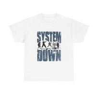 System Of A Down Graphic T Shirt Vintage Rock Band Unisex Heavy Cotton Tee XL