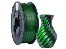 3DPower PLA SILK DUAL filament 1.75mm Green/Black 1kg