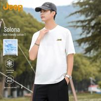 JEEP Men's Summer Casual Short Sleeve T-Shirt L