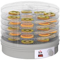 5-tier Food Dehydrator, 245W Dehydrator with Adjustable Temperature Control, Grey 32 x 32 x 27 cm