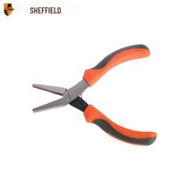 Sheffield Two-Tone Handle Mini Flat Nose Pliers