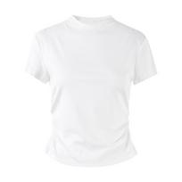 Semi-High Collar Slim Fit T-shirt S
