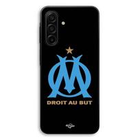 Coque Pour Samsung Galaxy A56 logo OM Olympique de Marseille Noire Fond Maniacase