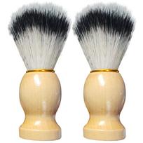 Men's Shaving Brush with Wood Handle - Shave Brush for Men, Shaving Grooming Tool, Soft Bristles One Size