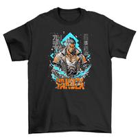 Yakuza Anime T-shirt with Samurai Spirit Tee for Warriors Unisex XXL