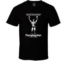 Pumping Iron Arnold Schwarzenegger T-Shirt Body Building Movie S