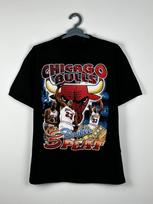 1998 Vintage Chicago Bulls Double 3 Peat T-Shirt Size XL Unisex T-Shirt M