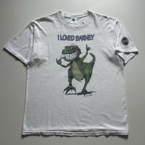 Vintage 90s POG T Shirt Size XL I Loved Barney World POG Federation Funny Parody Unisex T-Shirt XL