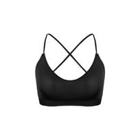 Women Thin Strap Cross Back Open Back Sports Yoga Bra For Running Fitness S