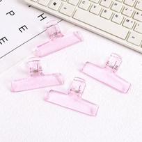 Clips Dovetail Clamp Bookmark Binder Office School Page Holder Memo Clip Fixing Clips Paperclips pink-2pcs