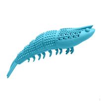 Bite Resistant Natural Rubber Catnip Interactive Toy Blue