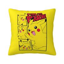 Custom Nordic Pikachus Anime Game Sofa Cushion Cover Polyester Cartoon Manga Pillow Case 30cmx30cm