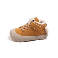 Toddler Fleece-Lined Shoes: 2025 Winter Edition, Boys' and Girls' Soft-Soled Non-Slip Cotton Shoes Size 18 - 12.5cm