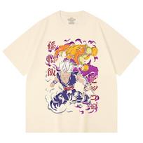 230 Gsm 100% Cotton Dragon Ball V57 Gohan Piccolo Print Unisex Heavy Cotton T Shirt XS abrikosas