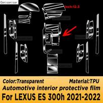 For Lexus ES 300h -2024 Panel Navigation Screen Automotive Interior TPU Protective Film Cover Anti-Scratch Sticker LHD