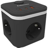 Fellowes Pagarinātājs Fellowes Power Cube Black 2m 100137167