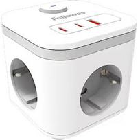 Fellowes Pagarinātājs Fellowes Power Cube White 2m 100137168