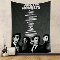 Vintage Arctic Monkeys Rock Band Music Printed Large Wall Tapestry Art Science Fiction Room Home Decor Decor Blanket 74x94cm(29x37in)