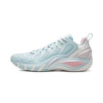 Li Ning Cushioning Breathable Low top Basketball Shoes Men's Light Sky Blue Standard White ABFW011-6 42