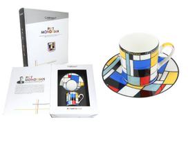 Komplet Filiżanka Ze Spodkiem Piet Mondrian Composition A Sztuka