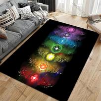 15 Size Bohemian Chakra Meditation Area Rug,Carpet Rug for Living Room Bedroom Sofa Doormat Decoration, Decoration Chambre 40x60cm