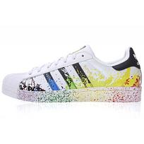 adidas Superstar Pride Batai 'Balti Juodi Daugiaspalviai' Vyriški D70351 EU 36 white