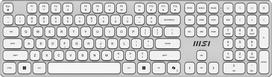 KEYBOARD +MOUSE/FORGE K210 W, KEYMSIFORGE_K210_W_COMBO_WHITE