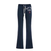 Women's Low Waist Drawstring Print Loose Pants Streetwear Casual Wide Leg Trousers S