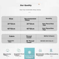 AVIVI Latex Pillowcase Summer Cooling Mat Ice Silk Rattan Mat Memory Foam Pillow Cover Single Pack Coffee Rattan 30*50cm