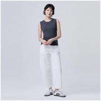 Benetton Sleeveless Knit GR (gray)/OS