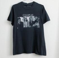 New Coldplay T-Shirt slowed forever shirt Black All size T-shirt M
