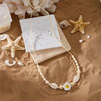 Bohemian Bohemian Choker Shell Beach Seashell Necklace Elegant Beach Vacation Jewelry  For Women