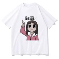 Anime Girl Graphic Print T-shirt XL