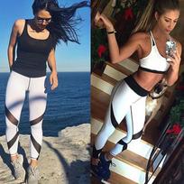 Womens Highperformance Sports Yoga Workout Gym Fitness Leggings Pants Jumpsuit Athletic Wear S