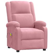 Massage Chair Pink Velvet