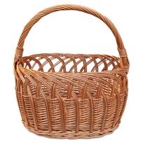 WICKER BASKET Shopping Basket Picnic Mushrooms AŻUR EKO