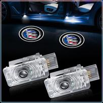 2Pcs/Set Led Car Door logo emblem Welcome Light Car Accessories For Buick Regal GS GL6 GL8 Avenir Lacrosse Riviera Envision Lesabre Velite 2Pcs