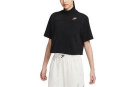 Nike Drop Shoulder Sleeve T Shirt Women's Black FB7227-010 M