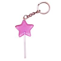 Mini Candy Lollipop Keychain Lovely Handbag Pendants Simulation Food Key Rings  for Men Women