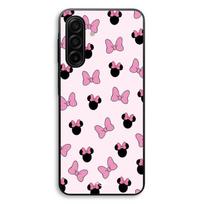 Coque Pour Samsung Galaxy A56 Minnie noeud fond rose Maniacase