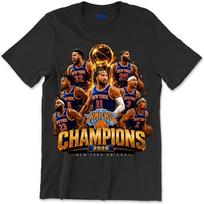 Knicks Champions 2026 Shirt Basketball Fan Graphic Tee Unisex T-Shirt XL