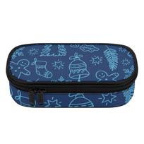 Pen Case 300D Polyester Portable Zip Around Closure with Removable Pen Slot Divider Mesh Pocket and Main Storage for Boys Girls One Size