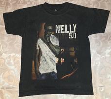 Nelly 5.0 T-Shirt SMALL Y2K Tour 2011 Concert Rap Hip Hop Outkast Sick Puppies Unisex T-Shirt S