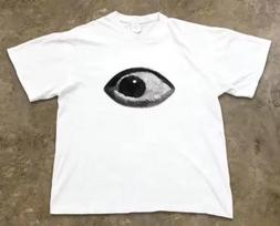 2026 New Vintage Eye-Centric Fashion Trend - Halkuku Style Hip-Hop Printed Short-Sleeved T-Shirt - Men's and Women's Versions S
