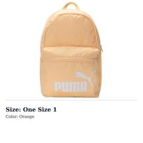 PUMA Fabric Backpack Medium Unisex Orange 091164-10 One Size 1