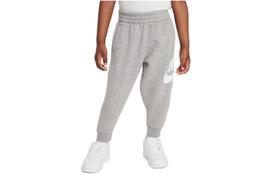 Nike Kids' Apparel Logo Letter Print With Fleece Trim Knitted Sweatpants Fall Winter Infant And Toddler Dark Gray FV3298-063 3T