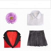 4 VNT. Pilnas Komplektas Anime Kakegurui Yumemite Yumemi Cosplay Kostiumas Jabami Yumeko Cosplay Kostiumas Igarashi Sayaka Uniforma S