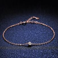 S925 sidabrinė apyrankė su moisanitu, moisanito T namų burbulinė apyrankė, moteriškas modelis Adjustable size