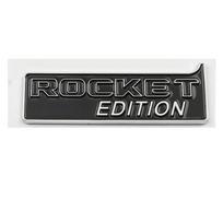 Car ROCKET EDITION Trunk Fender Logo Badge Emblem Decals Decoration Sticker For G Class G63 G700 G800 G900 G500 mėlyna/juoda