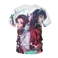 Vasaros mada Anime 3D spausdinimo šaūsūs vyriški marškinėliai Tendencija Asmenybė Harajuku stilius Laisvi aukštos kokybės laisvalaikio marškinėliai Viršutiniai drabužiai S